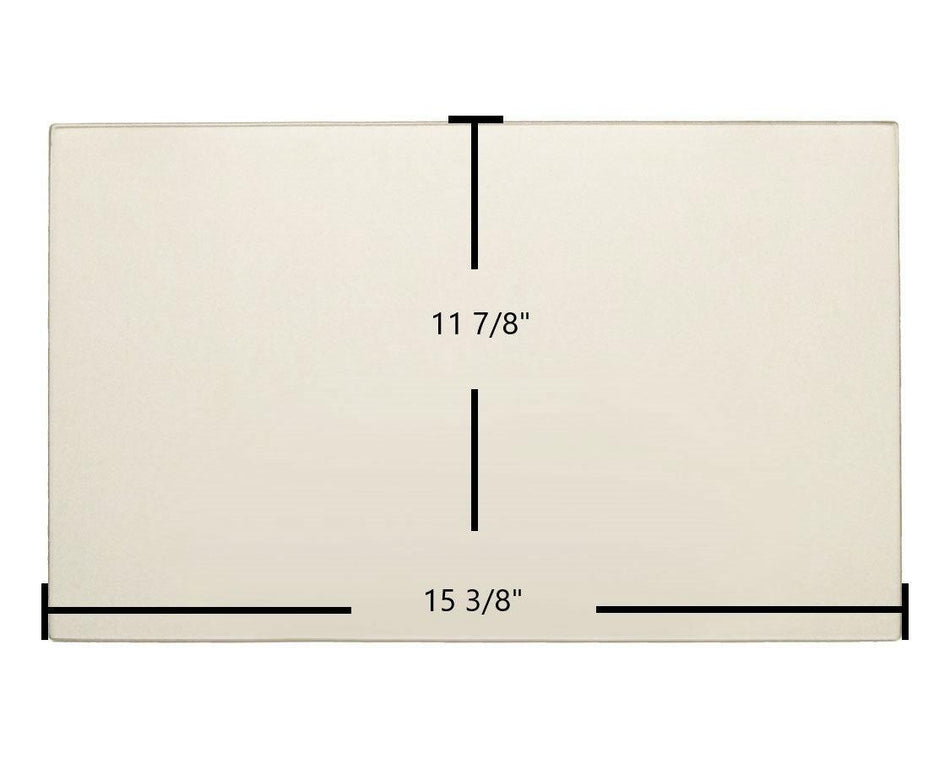 Enviro Omega Ceramic Glass Panel – OEM Replacement (15 3/8" x 11 7/8") | Part #50-1673 - Total Hearth