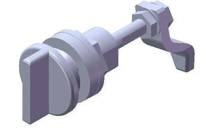 Country Flame Ovation Ash Pan Latch Assembly with Handle (PP-935) — product image 1