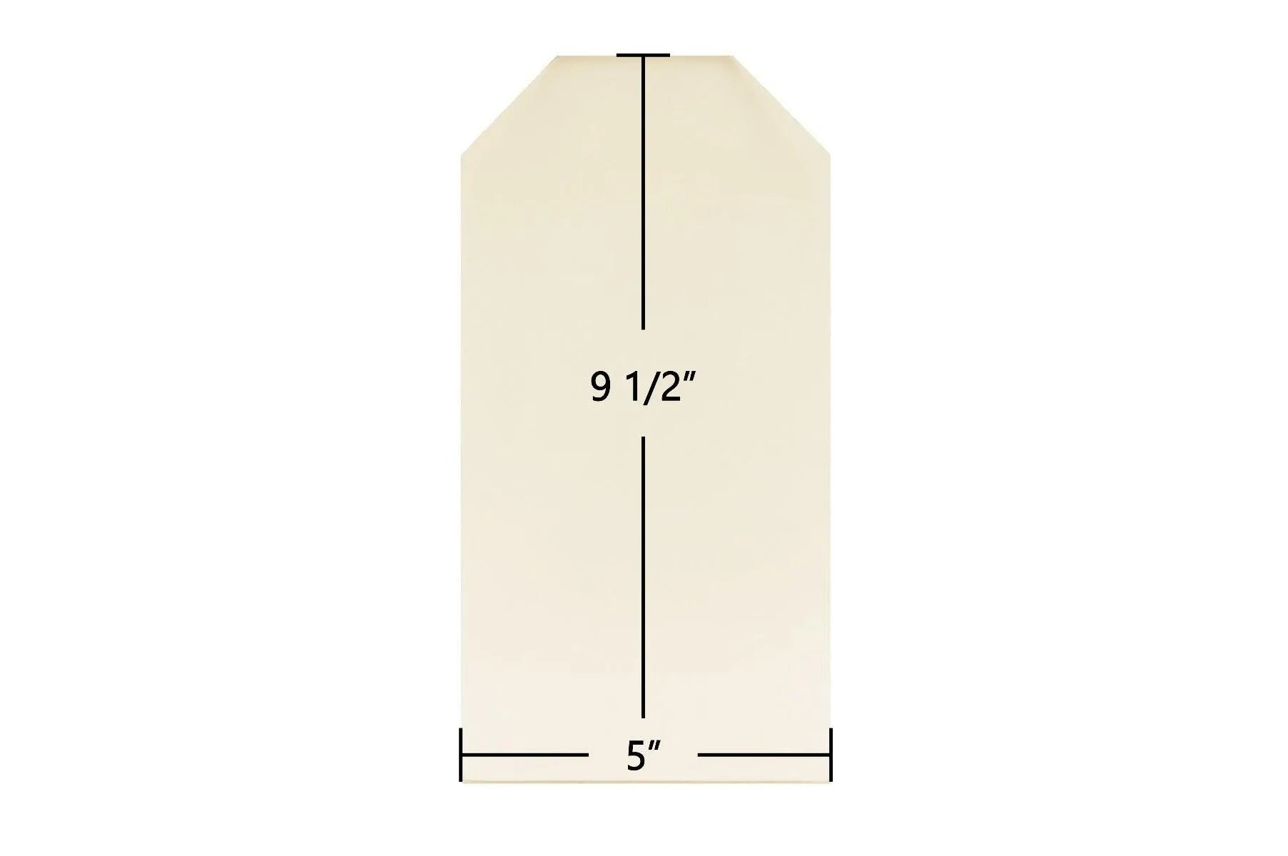 Garrison 1 Ceramic Glass Panel – OEM Replacement for Double Door Arch Top (5" x 9 1/2") | Part #garr-mo-1 - Total Hearth