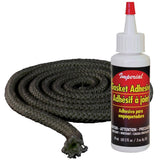 5/8" High-Temperature Rope Gasket Kit with Adhesive | 7ft
