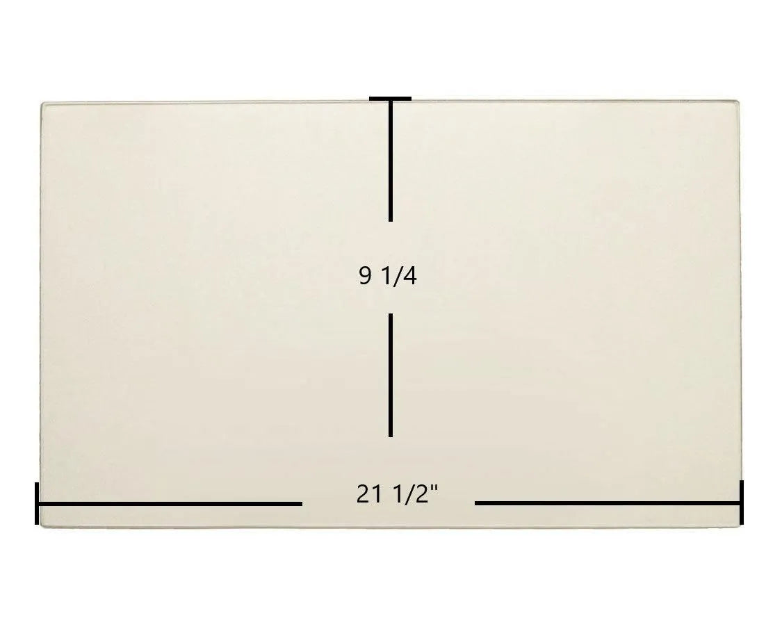 Gibraltar Ceramic Glass Panel – OEM Replacement (21 1/2" x 9 1/4") | Part #914x2112rec - Total Hearth