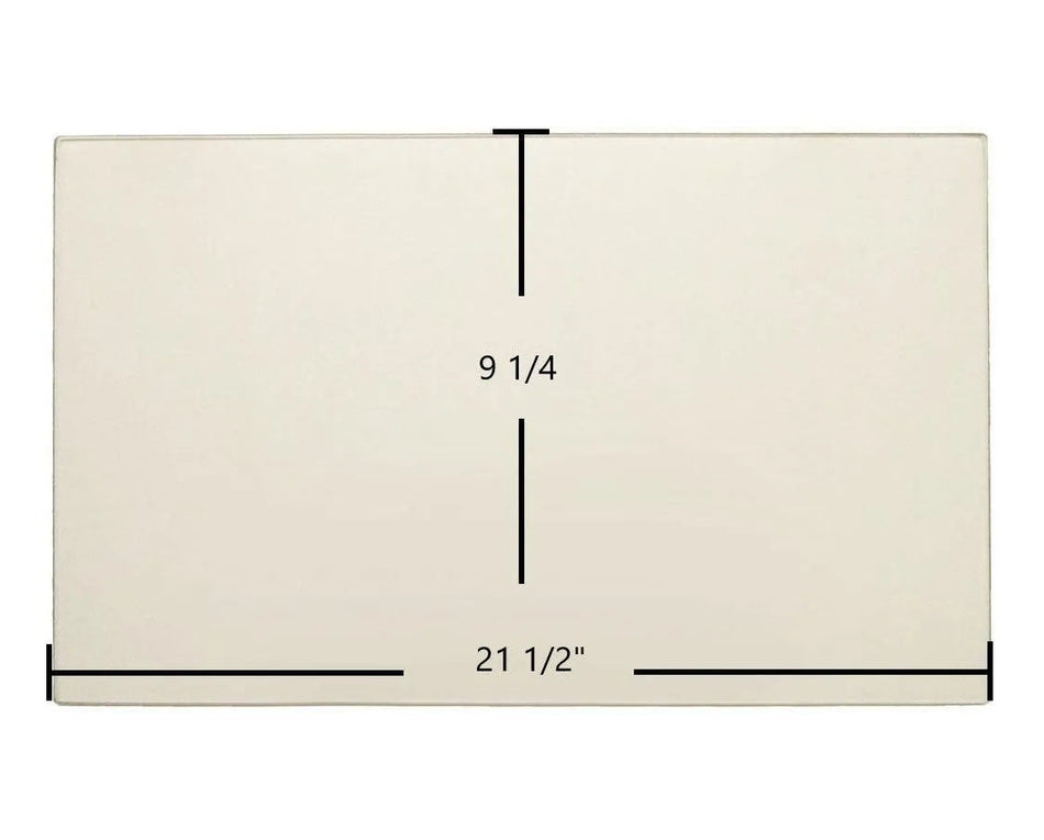 Gibraltar Ceramic Glass Panel – OEM Replacement (21 1/2" x 9 1/4") | Part #914x2112rec - Total Hearth