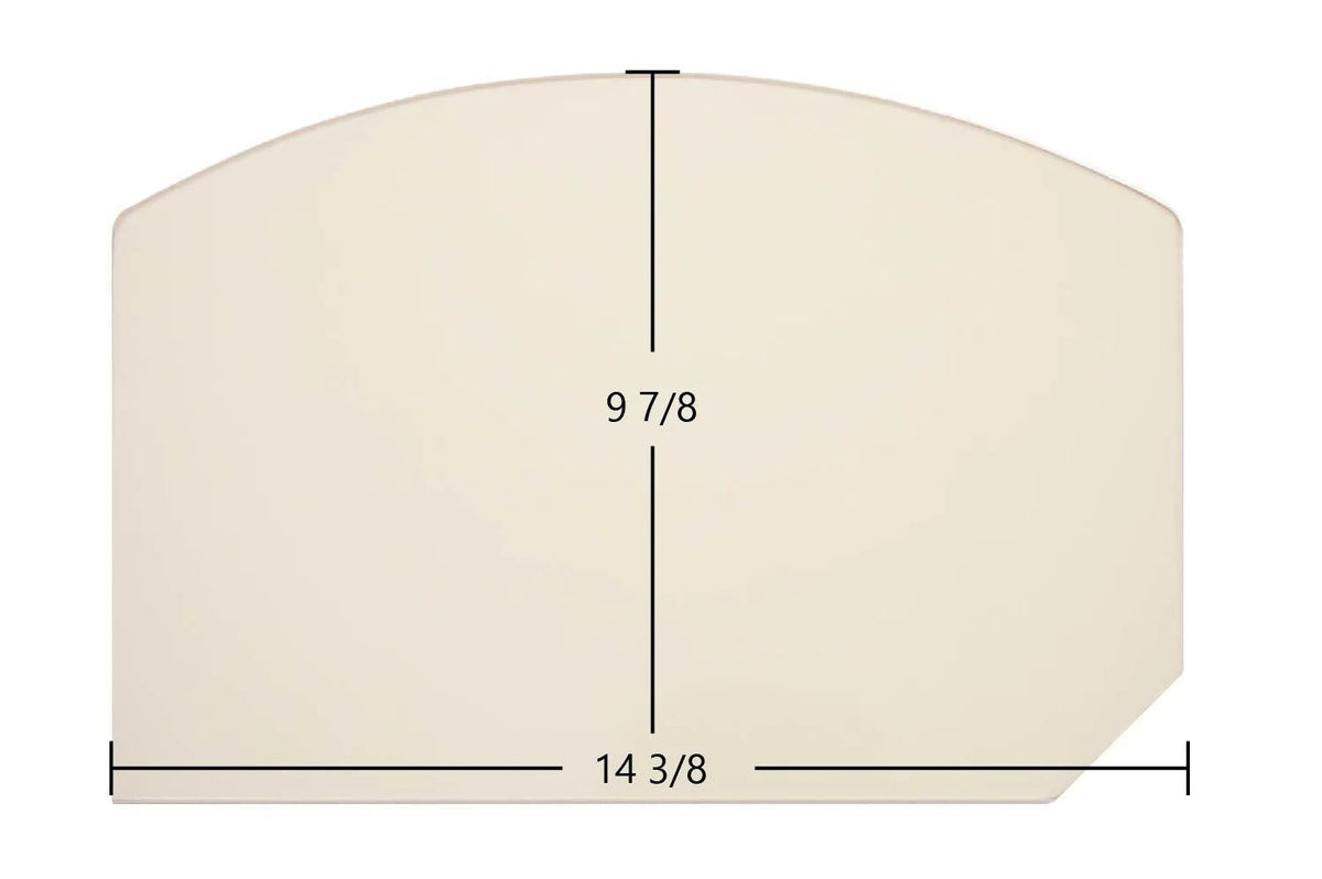 Gibraltar Single Door Archtop Ceramic Glass Panel – OEM Replacement (14 3/8" x 9 7/8") | Part #7G2010SDG - Total Hearth