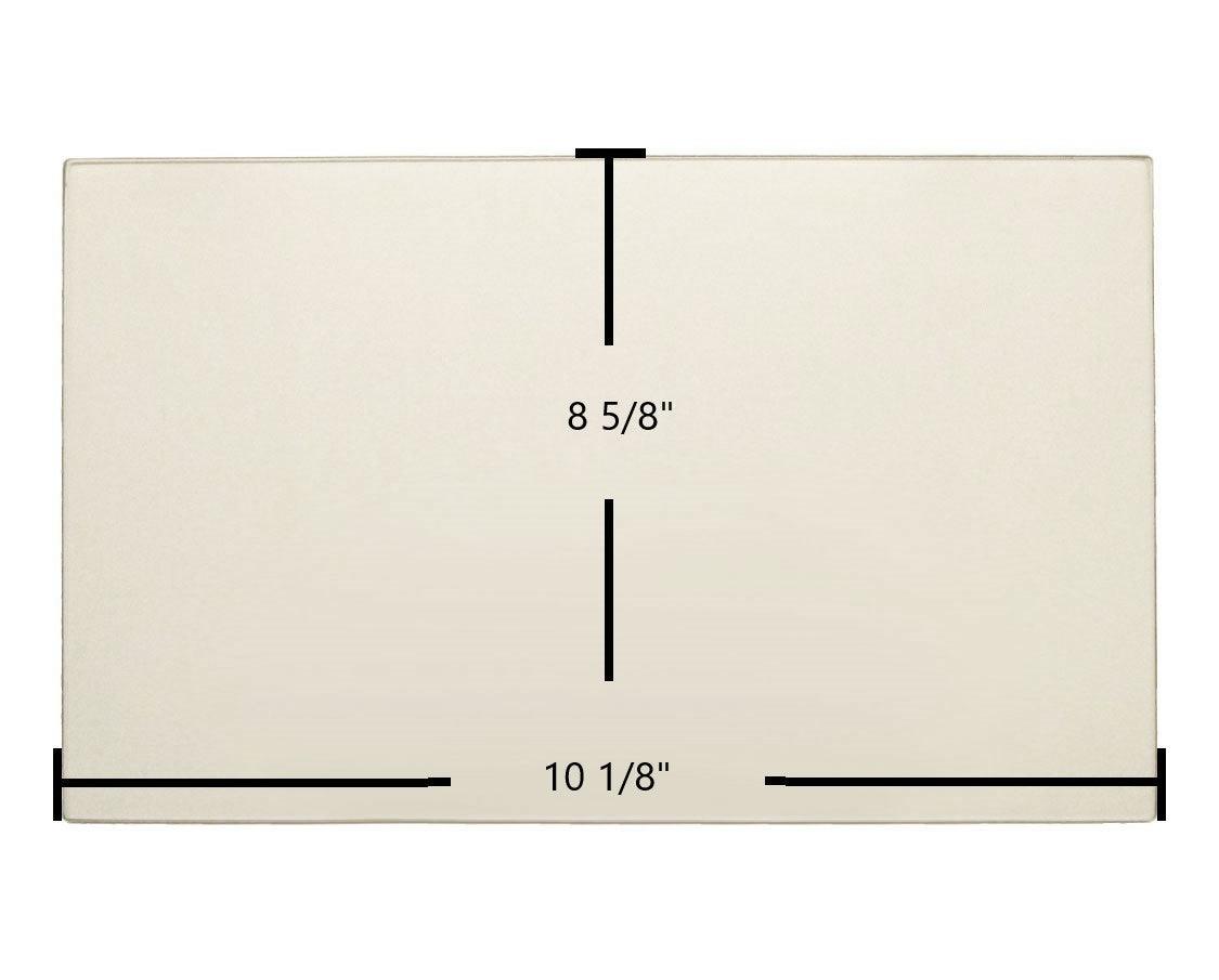Glo King P-100 Ceramic Glass Panel – Wood Stove Replacement (10 1/8" x 8 5/8") | Part #P-100 - Total Hearth