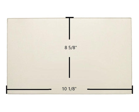 Glo King P-100 Ceramic Glass Panel – Wood Stove Replacement (10 1/8" x 8 5/8") | Part #P-100 - Total Hearth