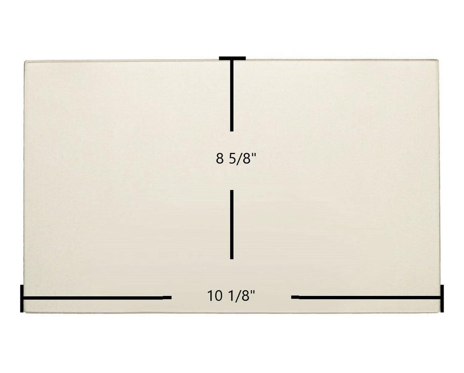 Glo King P-100 Ceramic Glass Panel – Wood Stove Replacement (10 1/8" x 8 5/8") | Part #P-100 - Total Hearth