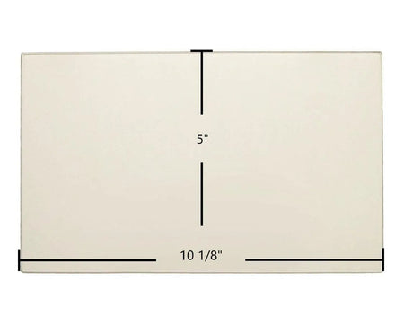 Harman Advance Side Ceramic Glass Panel – High-Temperature Replacement (5" x 10 1/8") | Part #1-00-08729, 3-40-08729 - Total Hearth