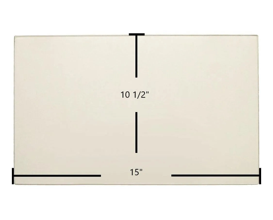 Harman Oakleaf Ceramic Glass Panel (15" x 10 1/2") – High-Temp Replacement | Part #3-40-797025, 1-00-797025 - Total Hearth