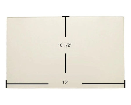 Harman Oakleaf Ceramic Glass Panel (15" x 10 1/2") – High-Temp Replacement | Part #3-40-797025, 1-00-797025 - Total Hearth