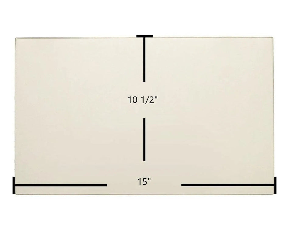 Harman Oakleaf Ceramic Glass Panel (15" x 10 1/2") – High-Temp Replacement | Part #3-40-797025, 1-00-797025 - Total Hearth