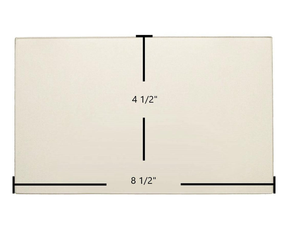 Harman Triple Frame, Magnafire Elite, Mark II, Mark III, SF-150, SF-250 Glass – 8 1/2" x 4 1/2" (Part #3-40-450850) - Total Hearth