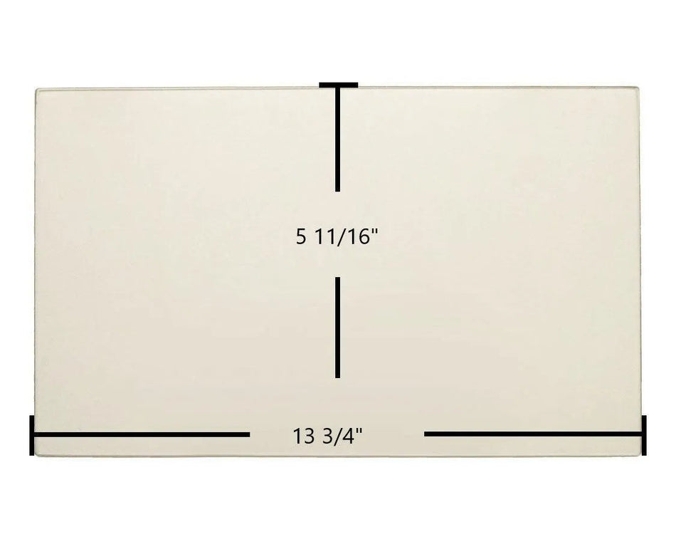 Harman Clarity 929 B-Vent Side Ceramic Glass Panel (13 3/4" x 5 11/16") | OEM Replacement | Part #3-40-121 - Total Hearth
