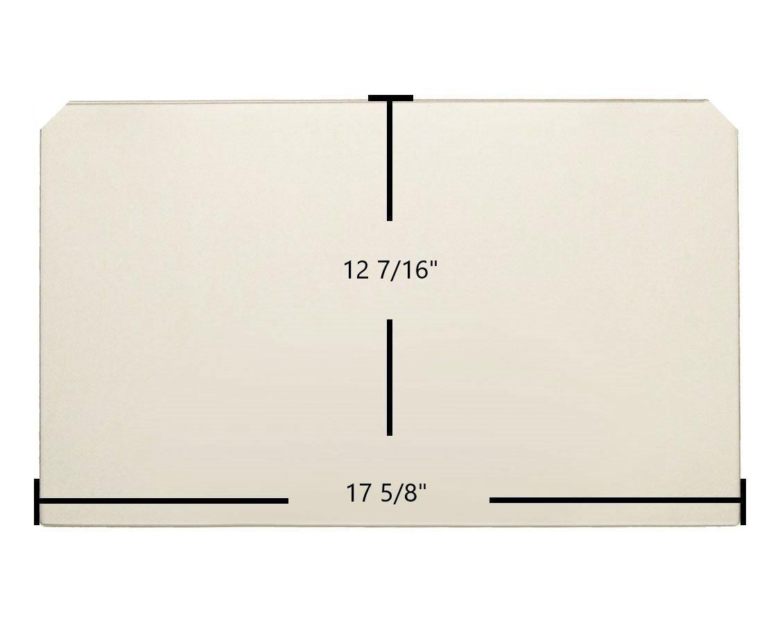 Harman Exception TL200, TLC 2000 Ceramic Glass Panel (17 5/8" x 12 7/16") – High-Temp Replacement | Part #3-40-08214 - Total Hearth