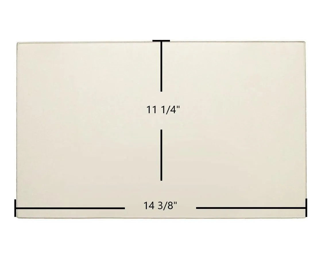 Harman Advance Center Ceramic Glass Panel – High-Temperature Replacement (14 3/8" x 11 1/4") | Part #1-00-08728, 3-40-08728 - Total Hearth