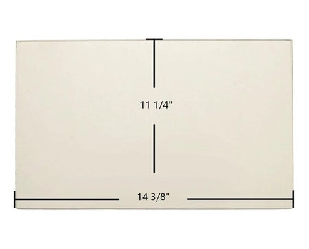 Harman Advance Center Ceramic Glass Panel – High-Temperature Replacement (14 3/8" x 11 1/4") | Part #1-00-08728, 3-40-08728 - Total Hearth