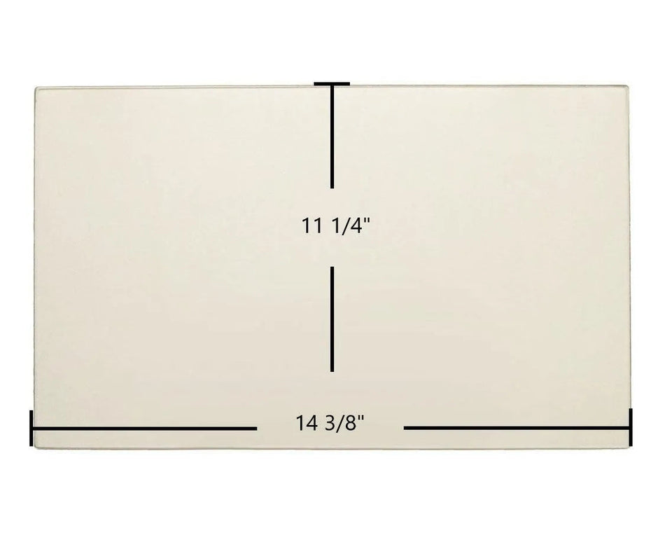 Harman Advance Center Ceramic Glass Panel – High-Temperature Replacement (14 3/8" x 11 1/4") | Part #1-00-08728, 3-40-08728 - Total Hearth
