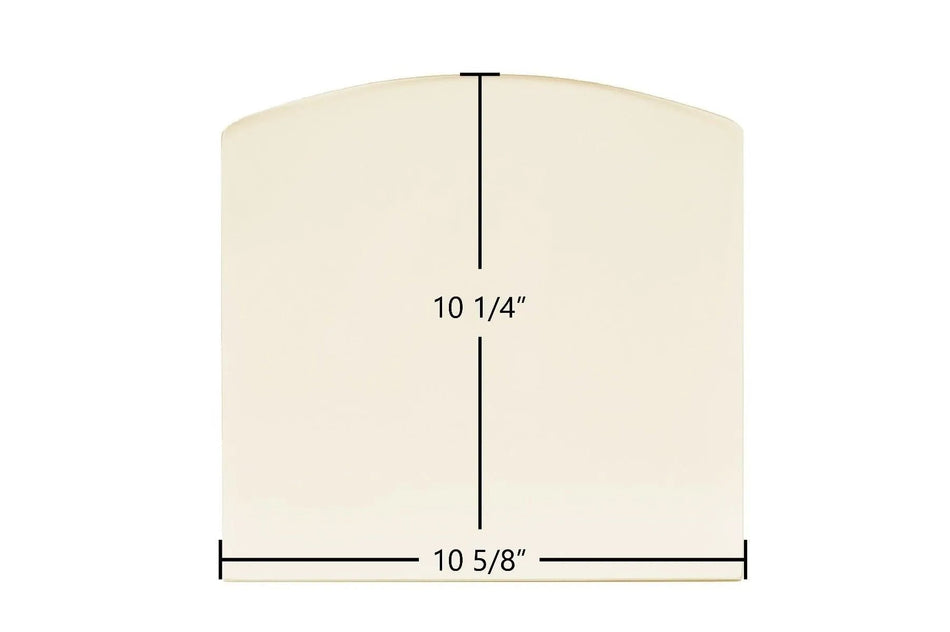 Harman Invincible Ceramic Glass Panel (10 5/8" x 10 1/4") – Archtop High-Temp Replacement | Part #3-40-00280 - Total Hearth