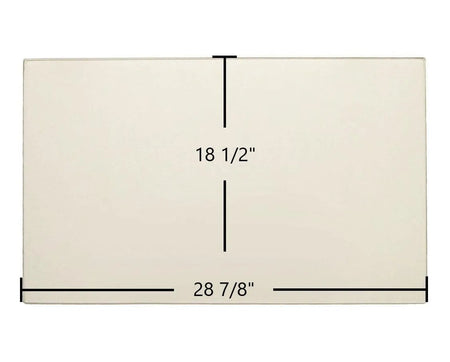 Harman Shadowlight XL, Serenity II HB35 DV Ceramic Glass Panel (28 7/8" x 18 1/2") | Part #3-40-18502900 – High-Temp OEM Replacement - Total Hearth
