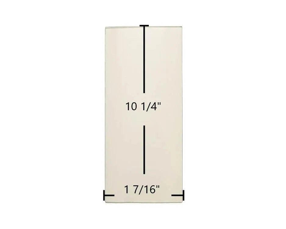 Harman Afterburner Ceramic Glass Panel – Sight Window Replacement (10 1/4" x 1 7/16") | Part #3-40-05180 - Total Hearth