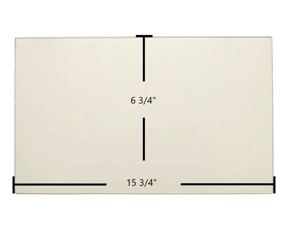 Haughs S127, S170, S241, S170P Ceramic Glass Panel (15 3/4" x 6 3/4") | High-Temp Firebox Window | Part #SE36322 - Total Hearth
