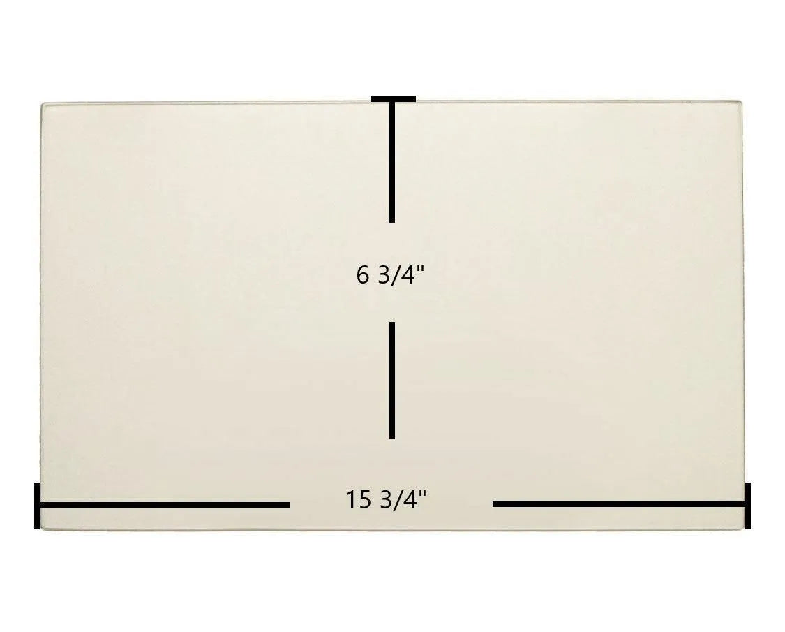 Haughs S127, S170, S241, S170P Ceramic Glass Panel (15 3/4" x 6 3/4") | High-Temp Firebox Window | Part #SE36322 - Total Hearth