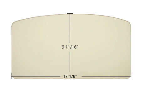 Haughs S27XE Ceramic Glass Panel (17 1/8" x 9 11/16") | Archtop Firebox Replacement | Part #S27XE - Total Hearth