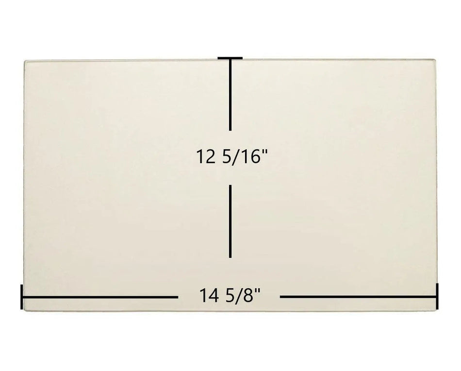 Hearthstone Craftsbury 8392 Ceramic Glass Panel – Replacement for Part #3030-056 (14 5/8" x 12 5/16") - Total Hearth