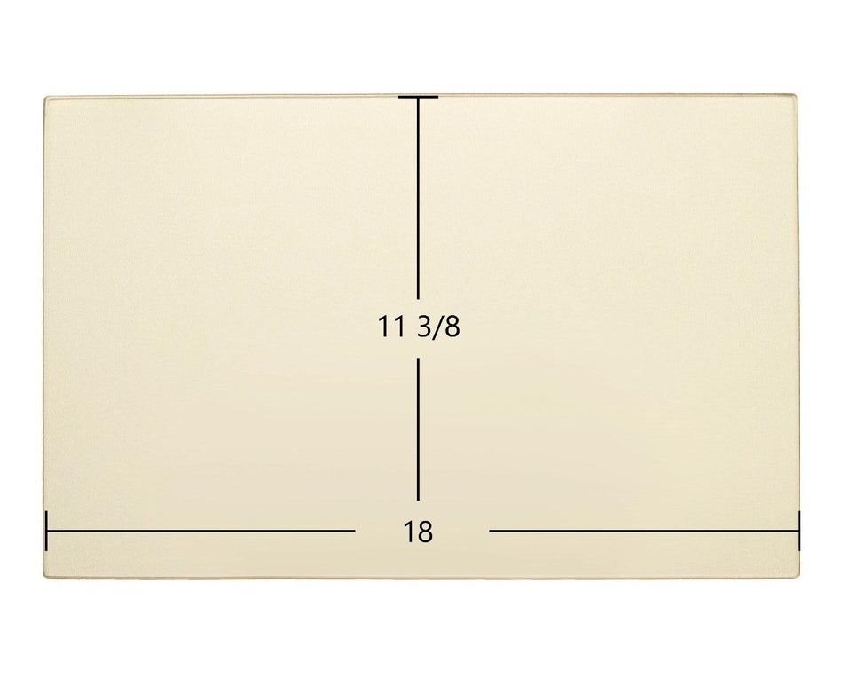 Hearthstone Heritage 8021, 8022, 8023 & 8024 Ceramic Glass Panel – Replacement for Part #90-58215 / 3030-038 (18" x 11 3/8") - Total Hearth