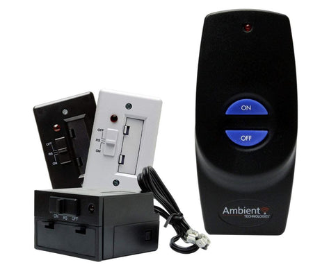HHT Ambient Technologies RCB on off remote kit with receiver and wall plates