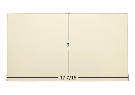 Hitzer 354 Ceramic Glass Panel – OEM Replacement (17 7/16" x 9") - Total Hearth