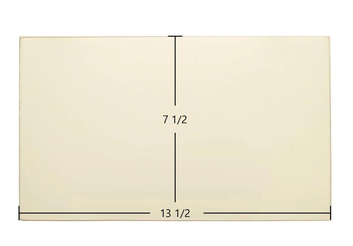 Hitzer 608 Energy Master I Stoker / 503 E-Z Flo Insert Ceramic Glass Panel – OEM Replacement (13 1/2" x 7 1/2") - Total Hearth