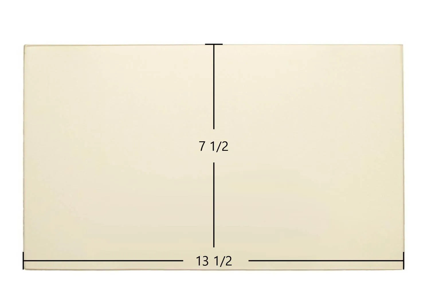 Hitzer 608 Energy Master I Stoker / 503 E-Z Flo Insert Ceramic Glass Panel – OEM Replacement (13 1/2" x 7 1/2") - Total Hearth
