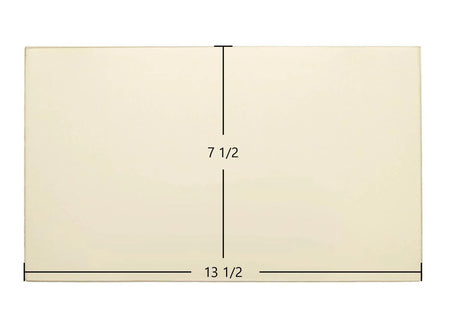 Hitzer 608 Energy Master I Stoker / 503 E-Z Flo Insert Ceramic Glass Panel – OEM Replacement (13 1/2" x 7 1/2") - Total Hearth