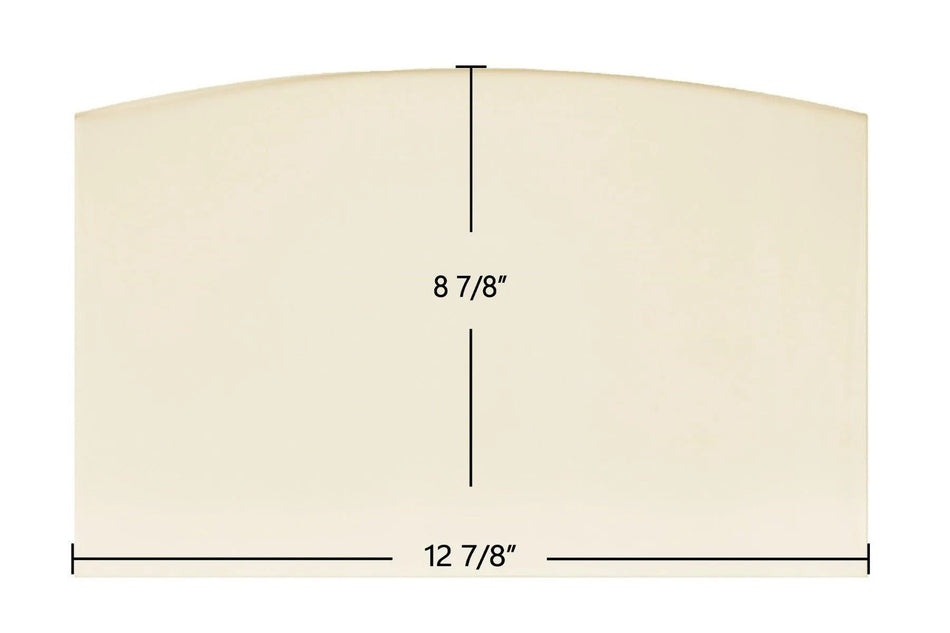Hutch HRS-18C Ceramic Glass Panel – High-Temperature Replacement (12 7/8" x 8 7/8") - Total Hearth