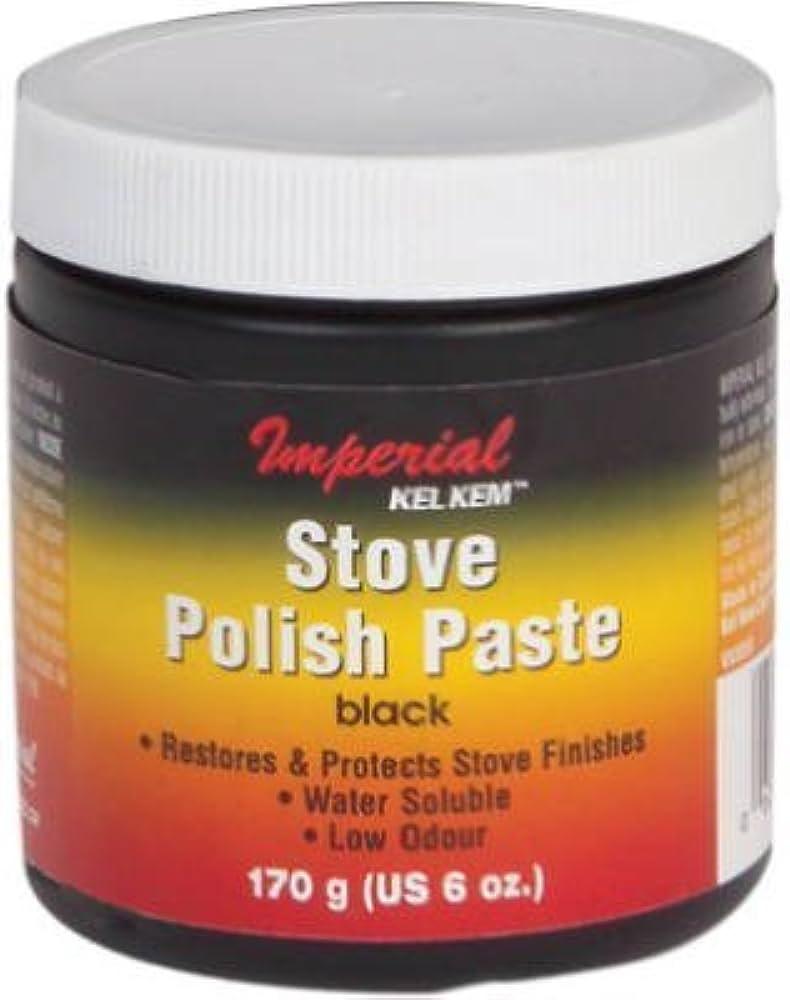 Stove Polish Paste – 6 oz | KK0059 | Non-Toxic Black Paste for Cast Iron & Steel Stoves | Imperial Manufacturing - Total Hearth