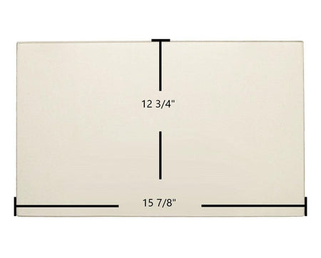 Jotul GF100 Nordic DV QT Replacement Ceramic Glass – 15 7/8" x 12 3/4" (Part #154983) - Total Hearth