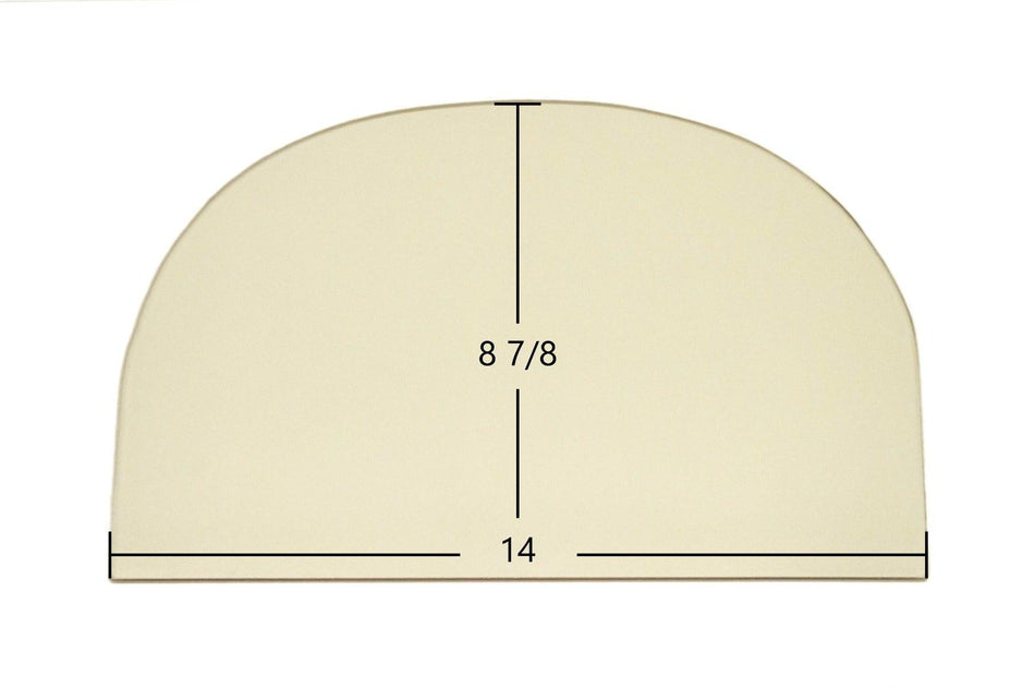 Jotul #8 Ceramic Glass Panel – High-Temperature Replacement (14" x 8 7/8") - Total Hearth