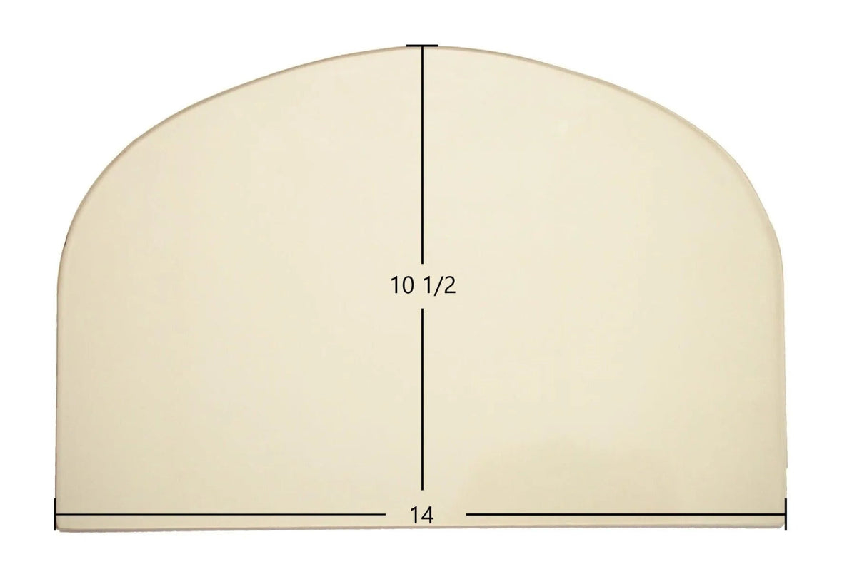 Jotul Series 8, 8AD, 8AP, 8TDC, 8TDIC2 Ceramic Glass Panel – Replacement for Part #126141 (14" x 10 1/2") - Total Hearth