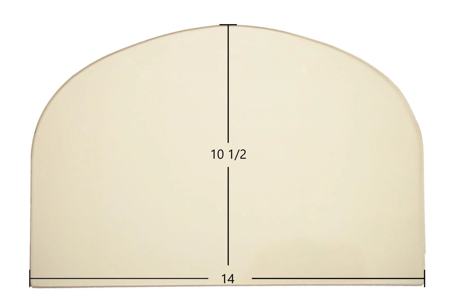 Jotul Series 8, 8AD, 8AP, 8TDC, 8TDIC2 Ceramic Glass Panel – Replacement for Part #126141 (14" x 10 1/2") - Total Hearth