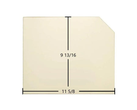 Jotul C 450 Kennebec / Tamarack Ceramic Glass Panel – High-Temperature Replacement (11 5/8" x 9 13/16") - Total Hearth