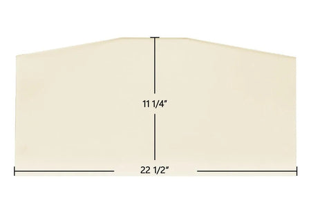 Jotul C550 Rockland Ceramic Glass Panel – Replacement for Part #222219 (22 1/2" x 11 1/4") - Total Hearth