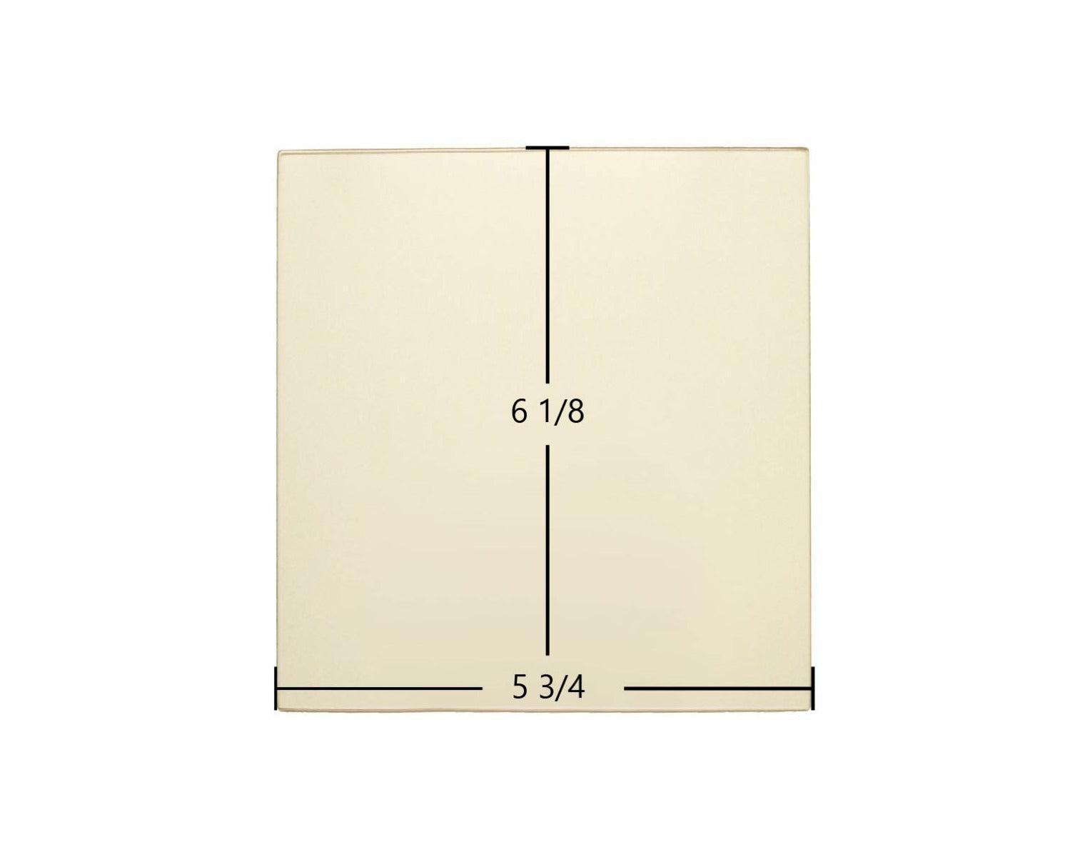 Jotul F 602, F602 CB, F118CB, Black Bear & F118 II Black Bear Ceramic Glass Panel – Replacement for Part #128101 (5 3/4" x 6 1/8") - Total Hearth