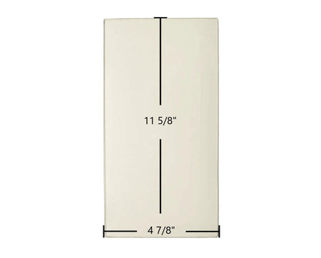 Jotul I 80 Maxi Classic Ceramic Glass Panel – 4 7/8" x 11 5/8" (Part #10024033) - Total Hearth