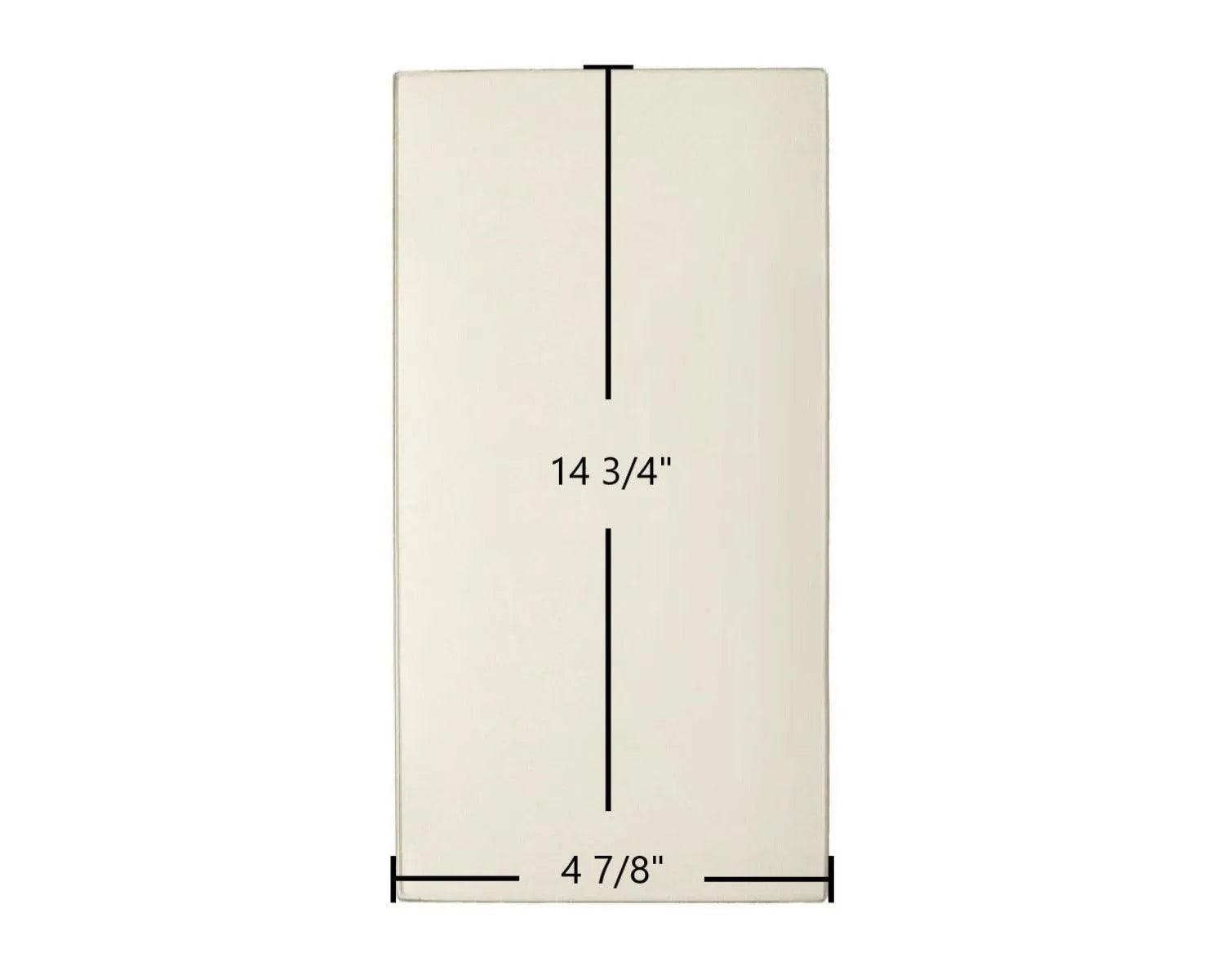 Jotul I 80 Maxi Harmony Ceramic Glass Panel – OEM Replacement (4 7/8" x 14 3/4") - Total Hearth