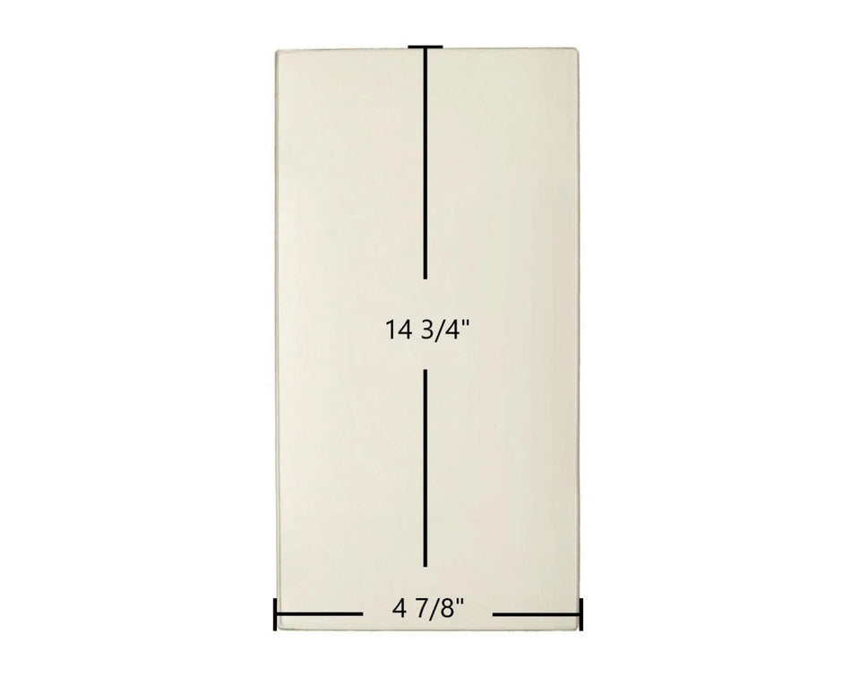 Jotul I 80 Maxi Harmony Ceramic Glass Panel – OEM Replacement (4 7/8" x 14 3/4") - Total Hearth