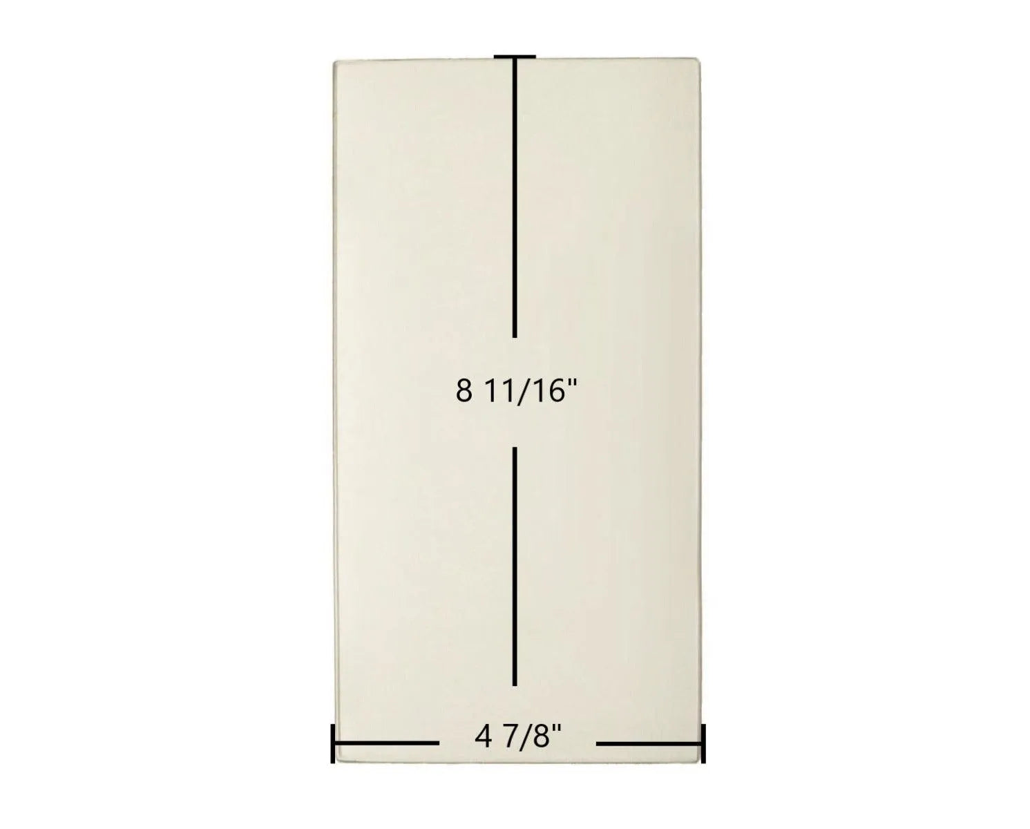 Jotul I 80 Mini Classic Ceramic Glass Panel – 4 7/8" x 8 11/16" - Total Hearth