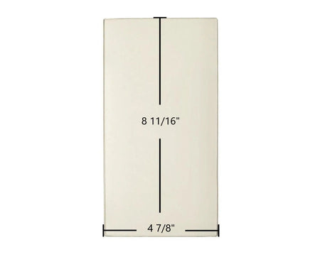 Jotul I 80 Mini Classic Ceramic Glass Panel – 4 7/8" x 8 11/16" - Total Hearth
