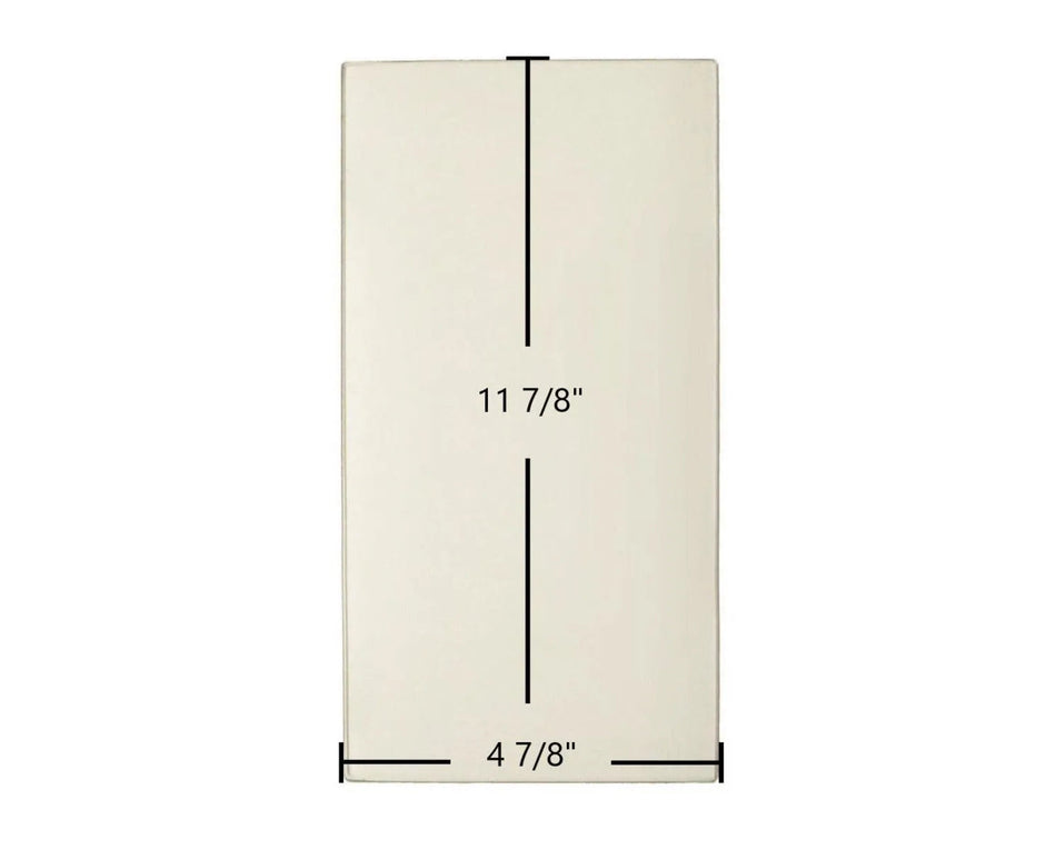 Jotul I 80 Mini Harmony Replacement Ceramic Glass – 4 7/8" x 11 7/8" (Part #10024315) - Total Hearth