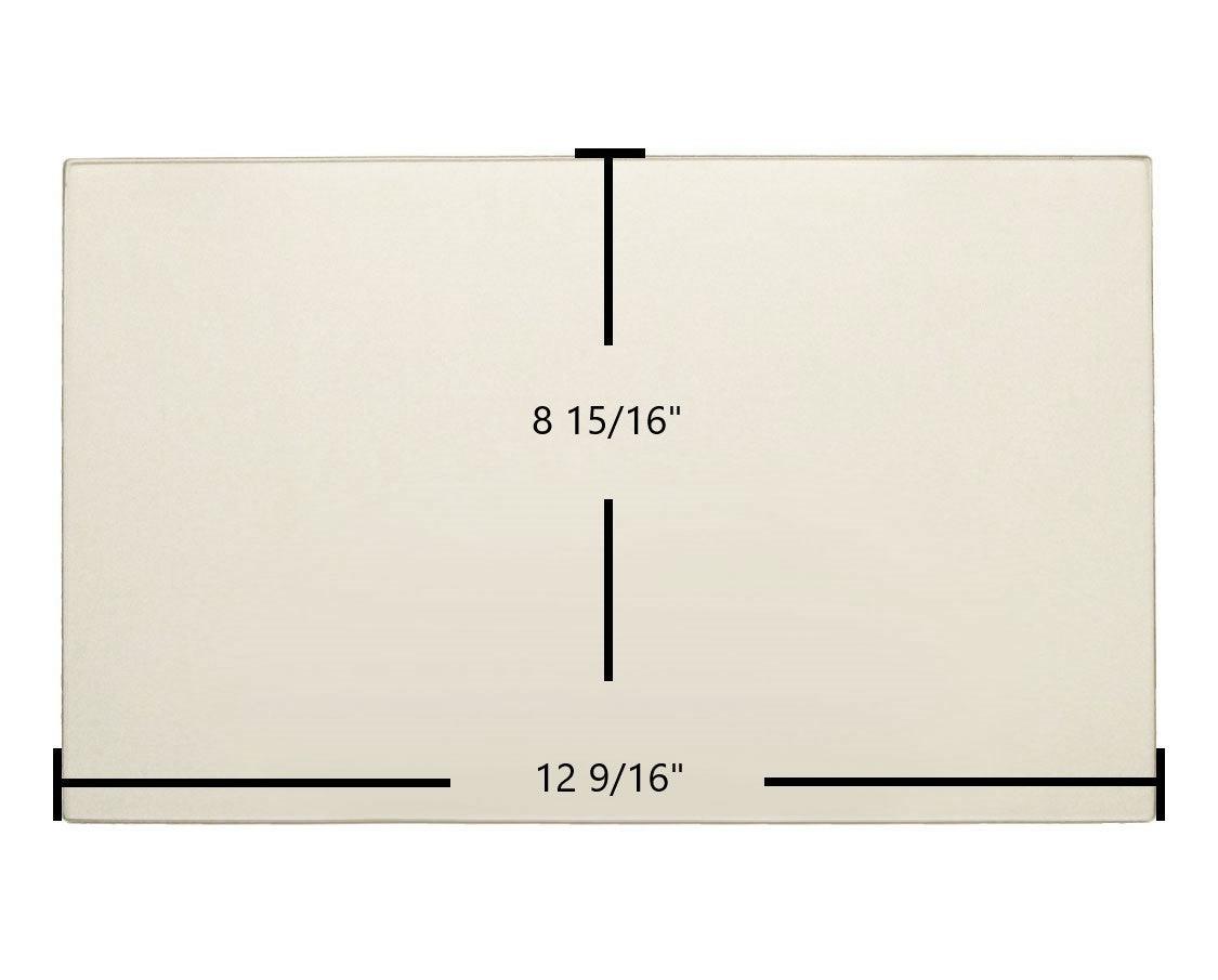 Kent Tile Fire Ceramic Glass Panel – 12 9/16" x 8 15/16" (Part #20-16-151) - Total Hearth