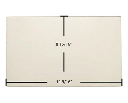Kent Tile Fire Ceramic Glass Panel – 12 9/16" x 8 15/16" (Part #20-16-151) - Total Hearth